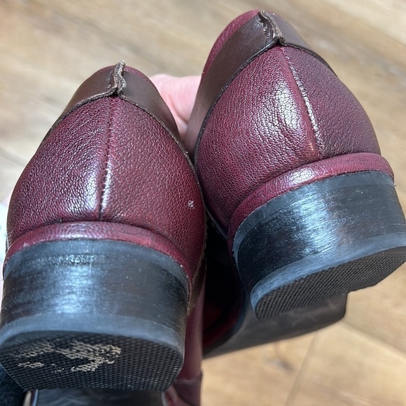 Yuko Imanishi + Oxblood Zip Top Oxfords Size 38/7.5US - Picture 9 of 9
